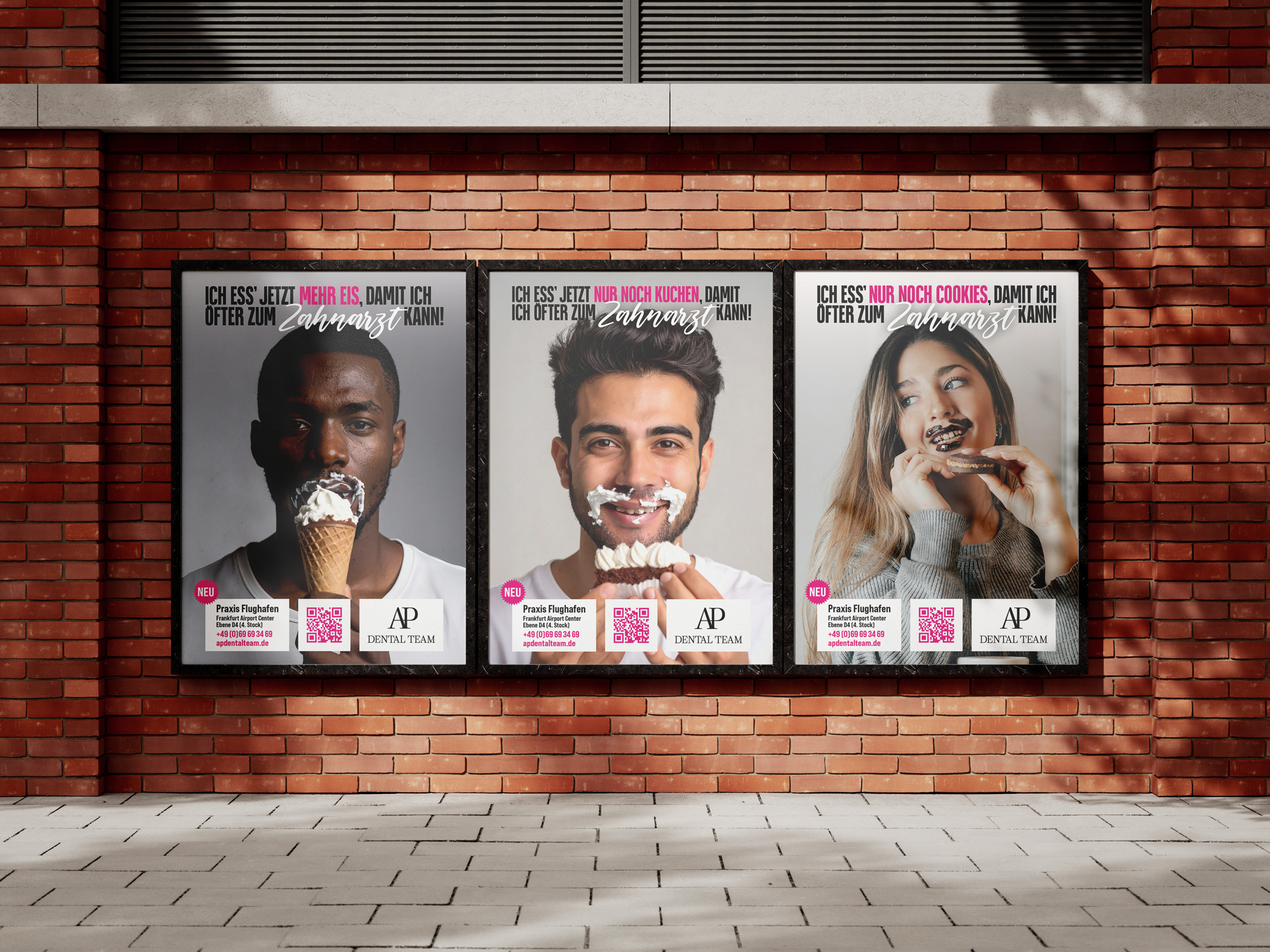 Projekt AP Dental Team Plakatwerbung