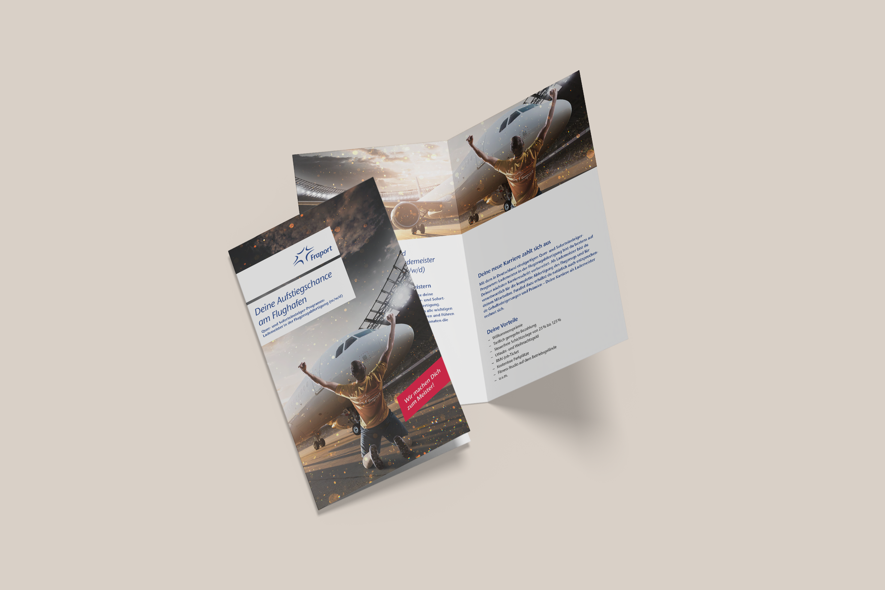 Fraport Meistermacher Kampagne Flyer